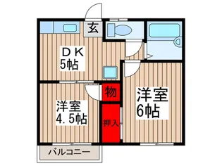 菊ハイツの間取り