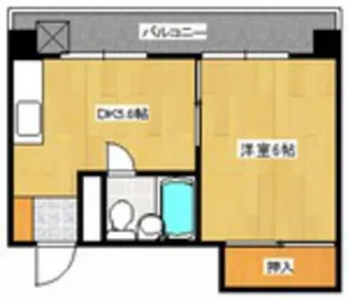 冨永ビル【5階】の間取り