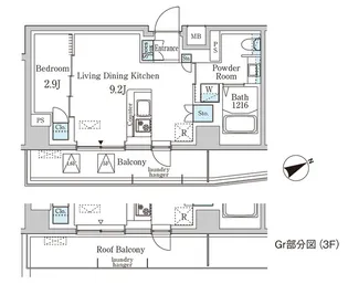 東京都港区南青山7【マンション】の間取り