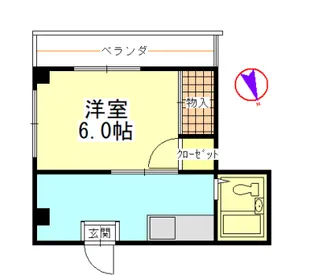 山澤マンション【2階】の間取り