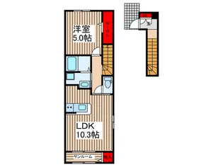 フルーヴ【2階】の間取り