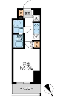 アーデン門前仲町【2階】の間取り