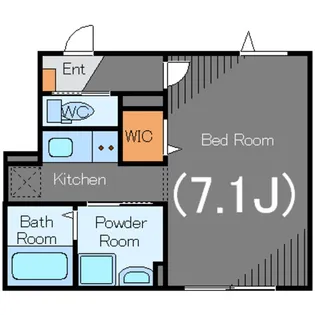 Dio dell’ acqua西大井【1階】の間取り