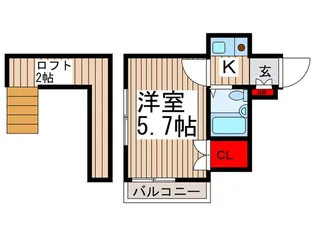 サニ-柏【2階】の間取り