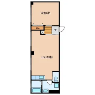 ビエナ下切【3階】の間取り