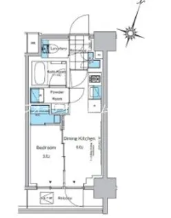 ルフォンプログレ神田プレミア【3階】の間取り