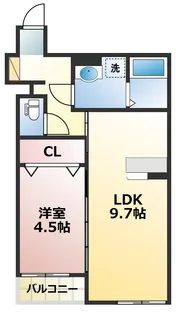 熊本県菊池郡菊陽町大字津久礼【アパート】の間取り