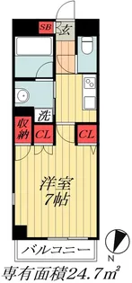 千葉県市川市南行徳1【マンション】の間取り