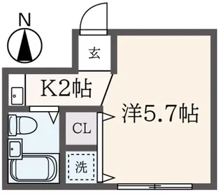 プランドール武蔵野【3階】の間取り