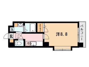 スカイビル【8階】の間取り
