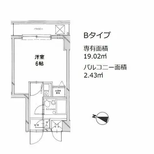 パレドール八王子3【2階】の間取り