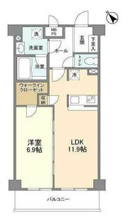 サンハイム戸塚【4階】の間取り