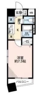 プレール・ドゥーク水天宮【5階】の間取り