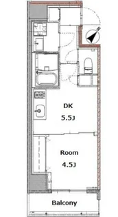 東京都台東区下谷1【マンション】の間取り