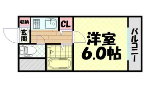 サンパークハイツ【3階】の間取り