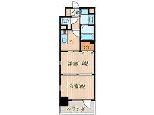 アリスタ四条西洞院【5階】の間取り