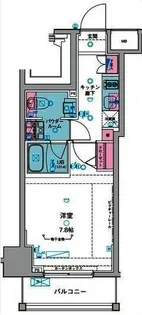 ジェノヴィア新宿御苑グリーンヴェール【12階】の間取り