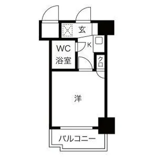 クリオ神奈川新町壱番館【3階】の間取り