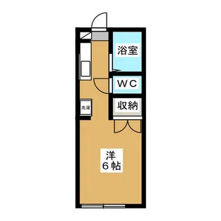 ロウエル調布【1階】の間取り