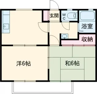 サンタハイツ【2階】の間取り