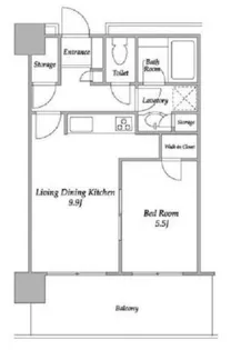 プラザタワー勝どき【34階】の間取り