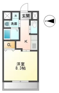 アペックスSTK【2階】の間取り