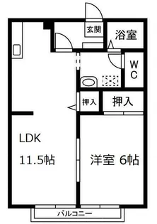ファミールM【2階】の間取り