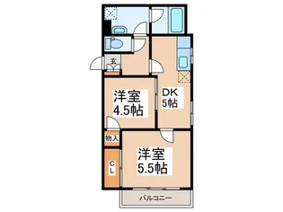 作石マンション【1階】の間取り