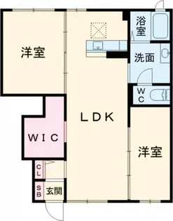 ウェルシー II棟【1階】の間取り