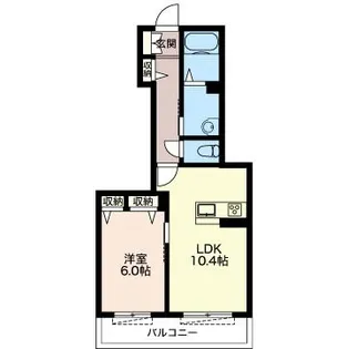 シャーメゾン藤沢【2階】の間取り