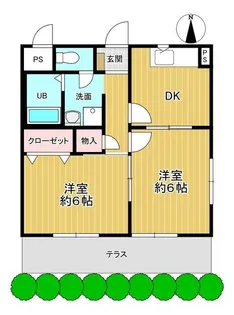 レジデンス・ツジムラII【1階】の間取り