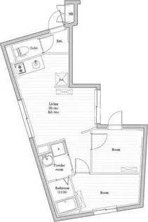 CREATIF南品川【2階】の間取り
