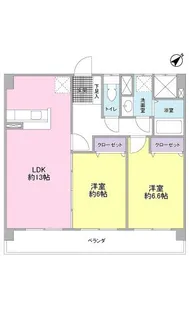 アントゥレ・ゼンザ【2階】の間取り