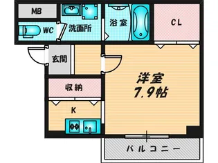 メゾングローブ【2階】の間取り