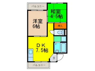 マンションTAKA【3階】の間取り