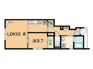 Urban nest(アーバンネスト)【1階】の間取り