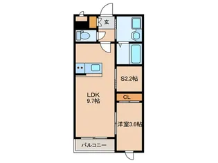 LIFEFIELD伊都【3階】の間取り