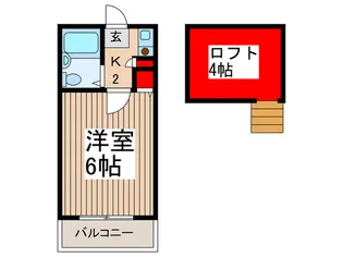 ビューパレス北浦和【2階】の間取り