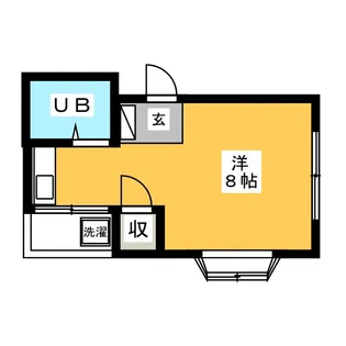 大横町ニュー田口ビル【4階】の間取り