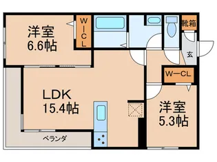 Armojour A棟【3階】の間取り