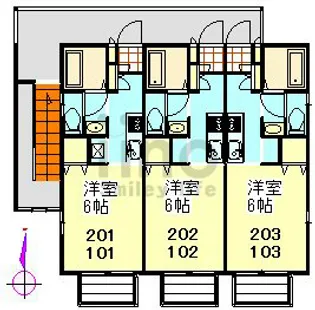 セレブハイツ【2階】の間取り