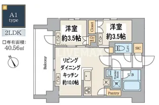 Garden Xavis南蒲田【5階】の間取り