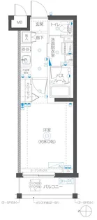 ZOOM武蔵新城【1階】の間取り