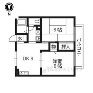セジュールヴィヴァン【1階】の間取り
