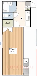 コーポノザワ【1階】の間取り