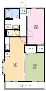ザ・ガーデン【2階】の間取り