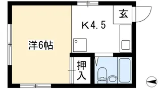 メイトパープル【1階】の間取り
