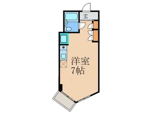 三越東中野マンション【2階】の間取り