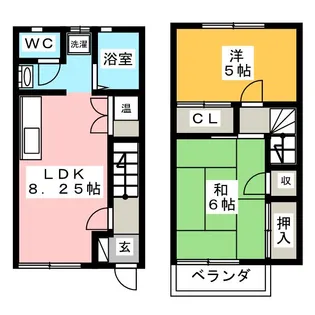 メゾンファミール【2階】の間取り