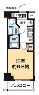 ARCOBALENO MUSASHIKOYAMA【4階】の間取り